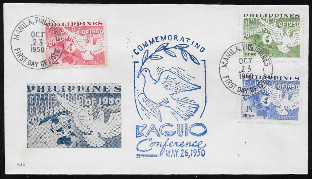 Philippines 1950 First Day Cover 